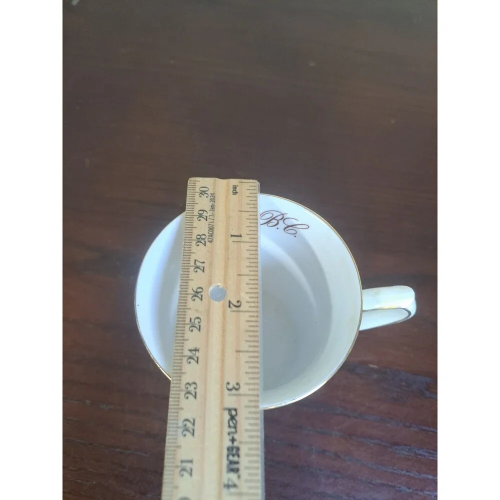 Vintage Rosina China Co. Queens Fine Bone China White Dogwood Cup